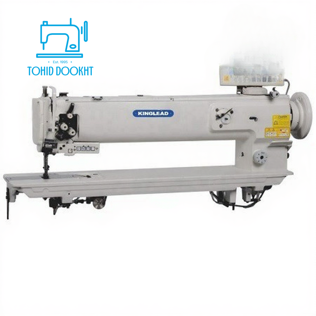 چرخ خیاطی راسته‌ دوز دهنه بلند لحاف دوزی فول اتوماتیک کینگ‌لید مدل KD- 1510N- L25- 7