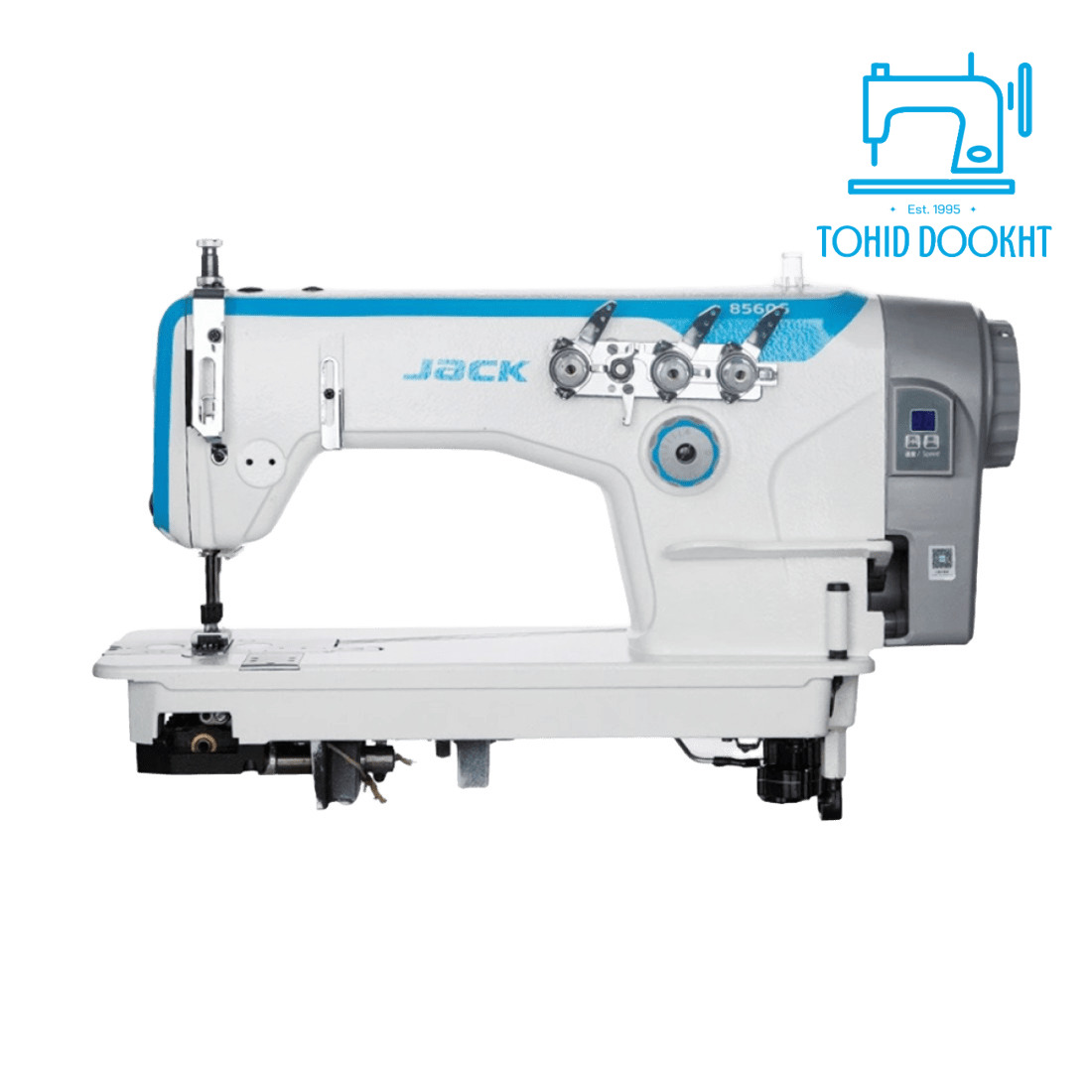 چرخ خیاطی سه سوزن سه قلاب غلطک دار جک 8560WD