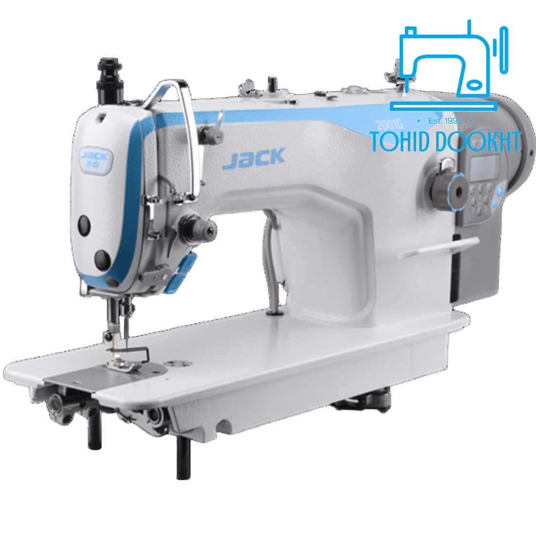 چرخ خیاطی راسته دوز کمپلت درشت جک 2001G